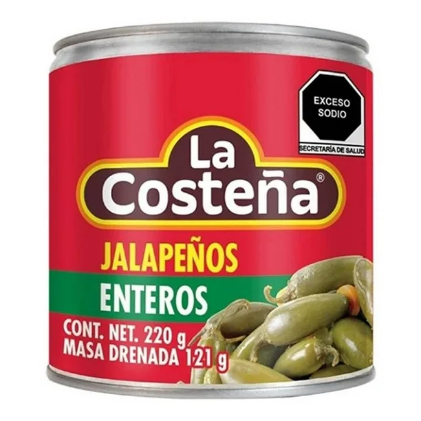 La Costeña Jalapeños Enteros 220g